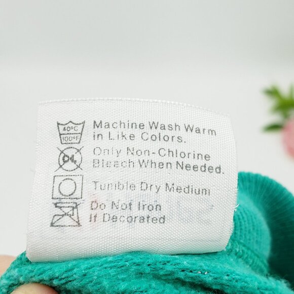 Vintage Holiday Sweatshirt XL Noel Spellout Christmas Tree Graphic Made In USA - Picture 5 of 6